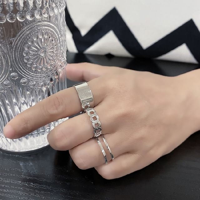 Porstina-3er-Set Offener Ring