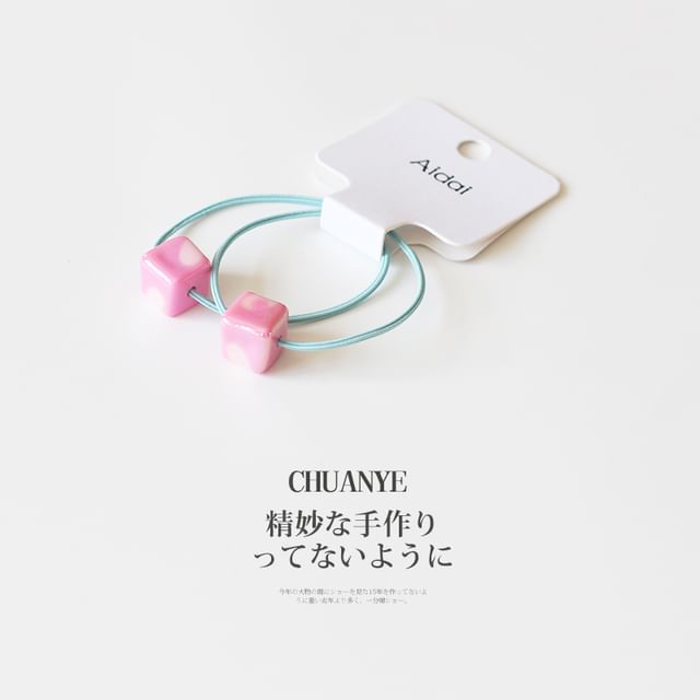 Kawano - Set of 2: Cube Hair Tie