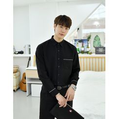 GERIO - Piped-Trim Shirt GERIO - Piped-Trim Shirt