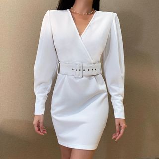 plain long sleeve dress