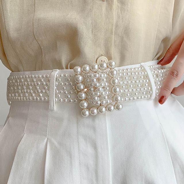 Ayame - Faux Pearl Belt | YesStyle display picture 2