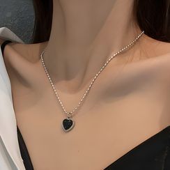 LIVSIA - Stainless Steel Heart Pendant Necklace
