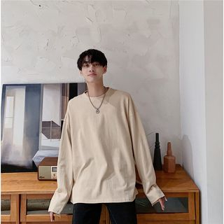 Filmas-Plain Long-sleeve T-Shirt