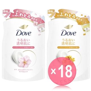 Dove Japan - Fluffy Body Wash Refill (x18) (Bulk Box)