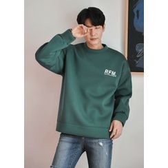 GERIO - 'RFM' Printed Neoprene Sweatshirt GERIO - 'RFM' Printed Neoprene Sweatshirt