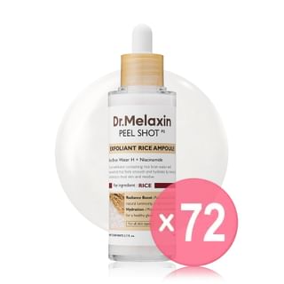 Dr.Melaxin - Peel Shot Exfoliant White Rice Ampoule (x72) (Bulk Box)