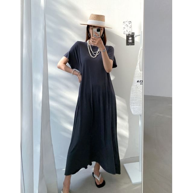 chinese dress ladies Perfect Sleeve Loose Plain, Breezy, Long Maxi Dress for Summer
