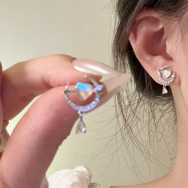 Kiren-Rhinestone Stud Earring