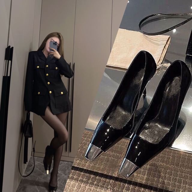 Anran-Pointed-Toe Stiletto Heels