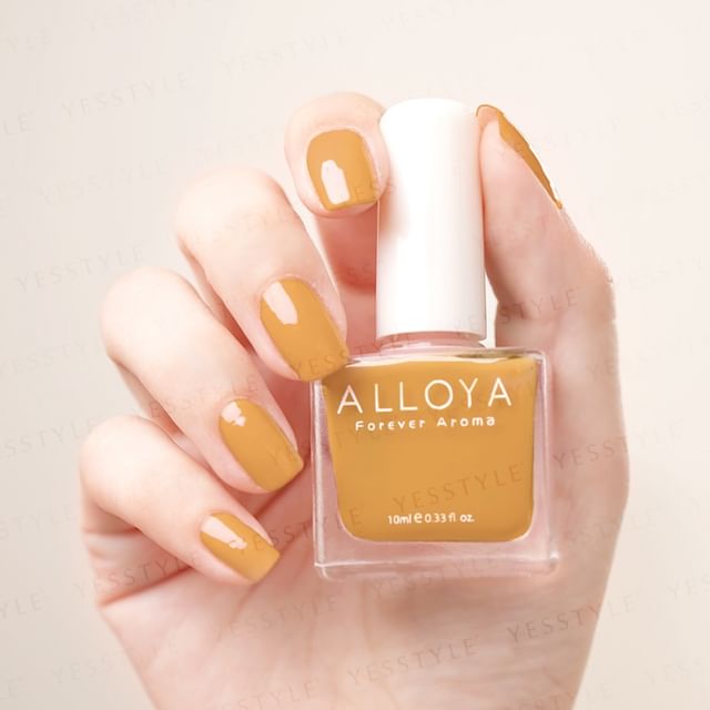 ALLOYA-Water-Based Natural Nail Polish Environmental Friendly 199 Warm Glow