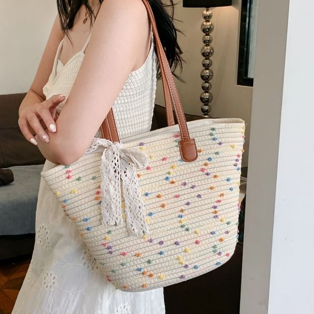 KOCORE-Straw Tote Bag