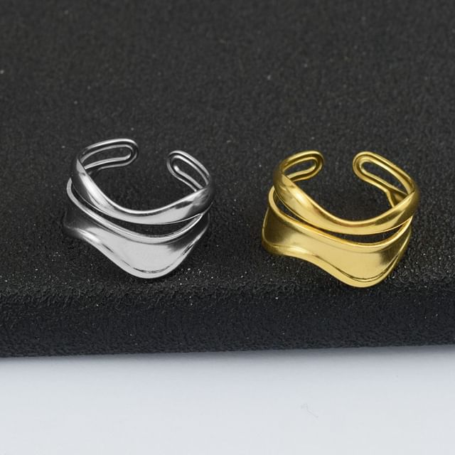 Juanitro-Wavy Layered Ring