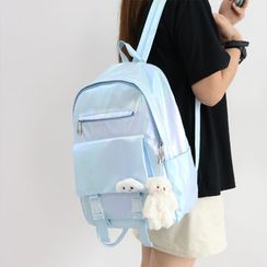 Little Days - Plain Faux Leather Backpack Little Days - Plain Faux Leather Backpack
