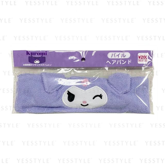 DAISO Sanrio Kuromi Face Wash Headband YesStyle