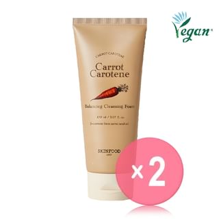 SKINFOOD - Carrot Carotene Balancing Cleansing Foam 2pcs Bundle Set