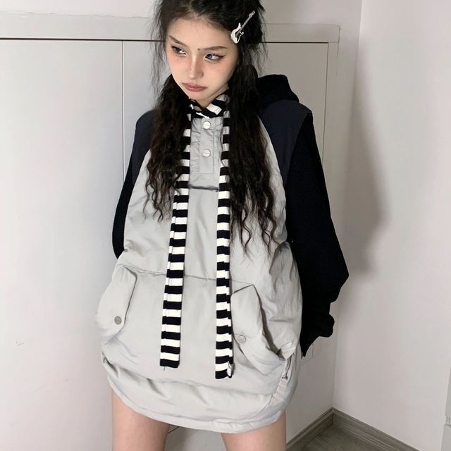 Porstina-Two Tone Hoodie