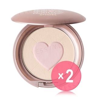 Snidel Beauty - Valentine Collection Pressed Powder Natural Glow 2pcs Bundle Set