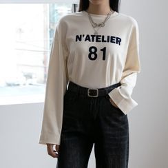 NAIN - Letter Loose-Fit T-Shirt NAIN - Letter Loose-Fit T-Shirt