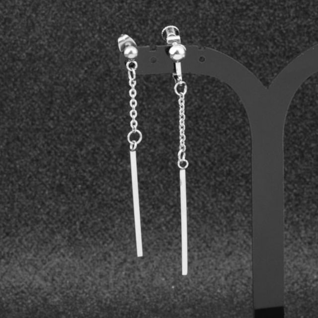 Juanitro-Bar Dangle Earring Clip-On Earring