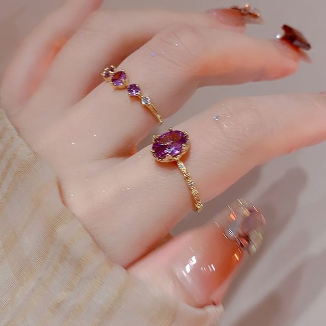 Kiren-Rhinestone Ring