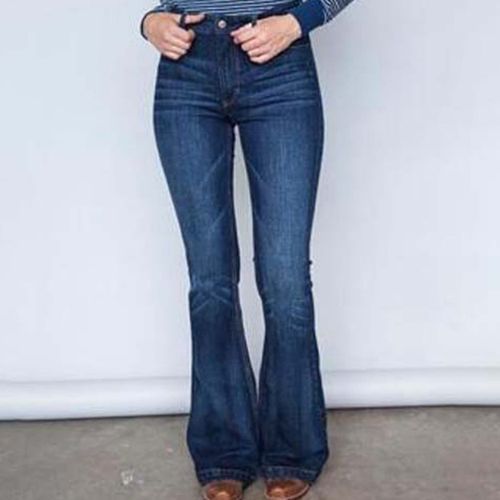 Rantucket Hi - Low-Rise Bell Bottom Jeans