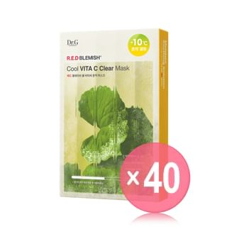 Dr.G - R.E.D Blemish Cool Vita C Clear Mask Set (x40) (Bulk Box)