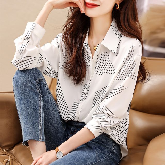 Dragan Pulse-Long-Sleeve Striped Shirt