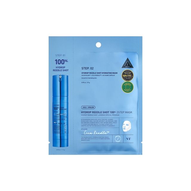 VT-Hydrop Reedle Shot 100hL 2 Step Mask - Masque hydratant 2 étapes