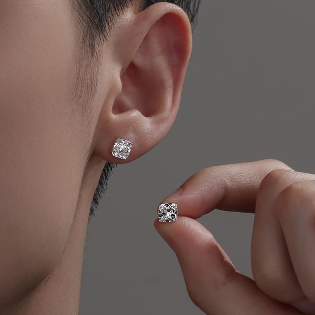 Andante-925 Sterling Silver Geometry Stud Earring