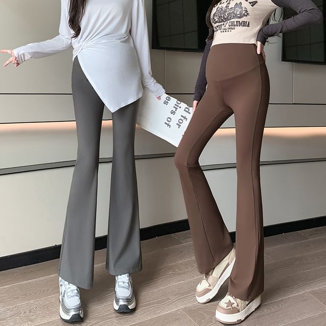NEUF-Maternity High Rise Plain Flared Pants