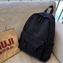 CHIN CHIN - Canvas Plain Lightweight Backpack