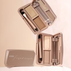 WODWOD - Soft Mist Dual Eyebrow Palette - 3 Types