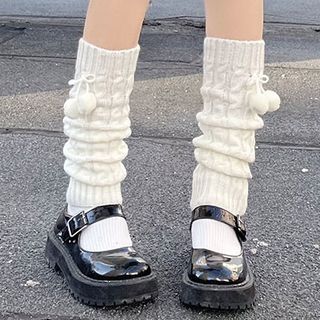 Lychee-Knit Leg Warmers