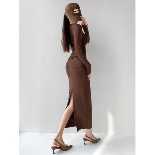 Skinny sales maxi dress