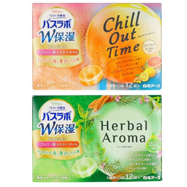 Hakugen-HERS Bath Lab W Moisturizing Bath Tablets