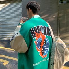 Hushgrain - Two-Tone Baseball Jacket