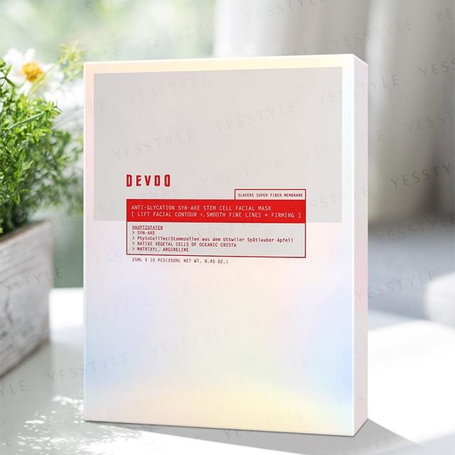 DEVDO - Anti-Glycation Syn-Ake Stem Cell Facial Mask | YesStyle
