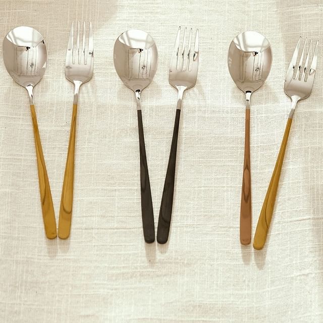Koringa-Stainless Steel Spoon Fork Set Various Designs