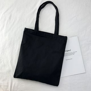 Basaran-Plain Canvas Tote Bag