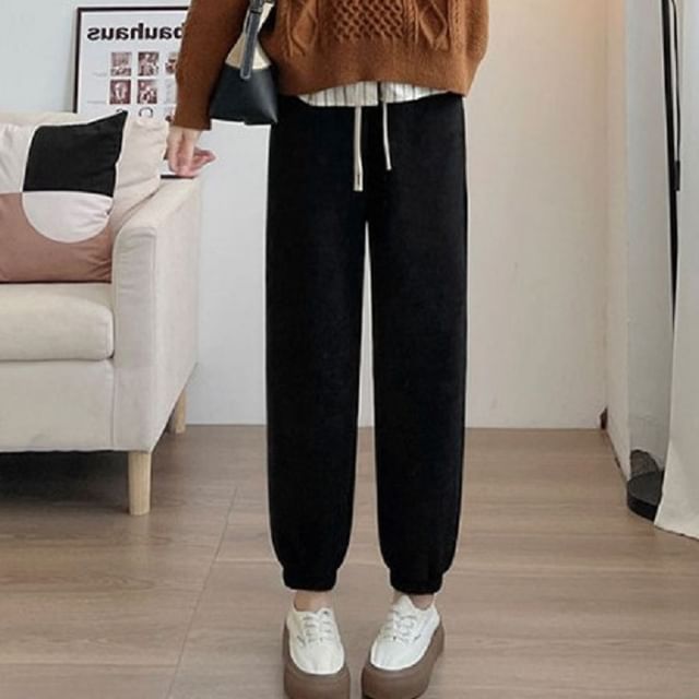 Cloud Nine-High Rise Corduroy Baggy Pants