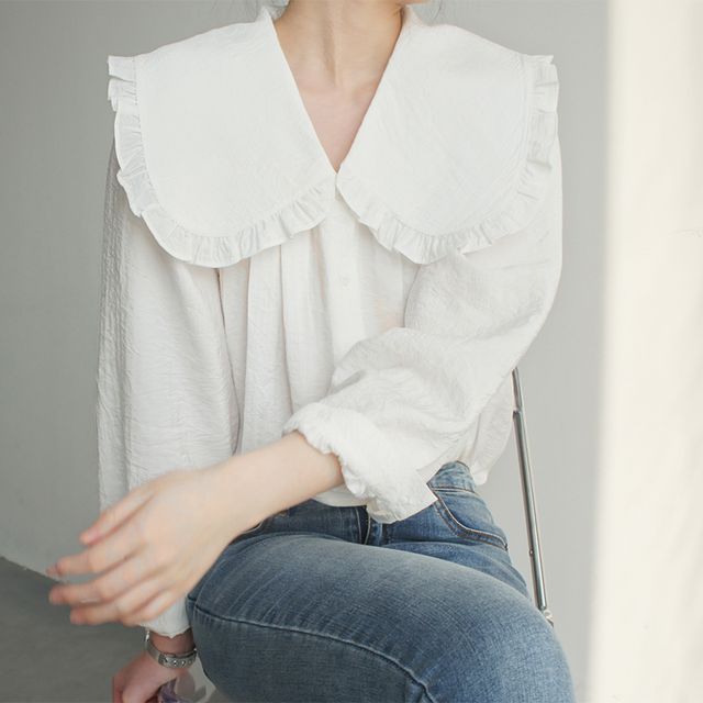 Everose-Plain Blouse
