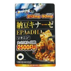 Fine Japan - Natto Kinase Tablet + EPA & DHA Fine Japan - Natto Kinase Tablet + EPA & DHA