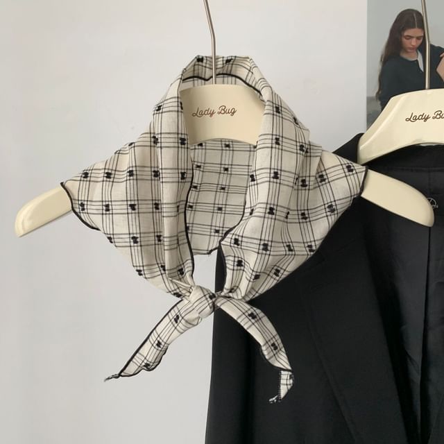 Nikifa-Plaid Neckerchief
