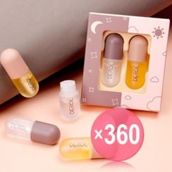 DEROL - Set of 2: Day and Night Lip Plumper Oil Set (x360) (Bulk Box)