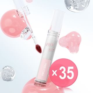 VEECCI - Colorful Shimmering Lip Gloss - 6 Colors (x35) (Bulk Box)