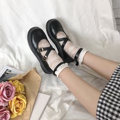 Bolitin - Crisscross Mary Jane Flats Bolitin - Crisscross Mary Jane Flats