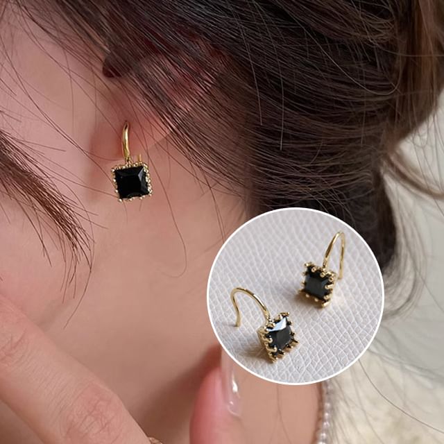 Fireflicka-Rhinestone Drop Earring
