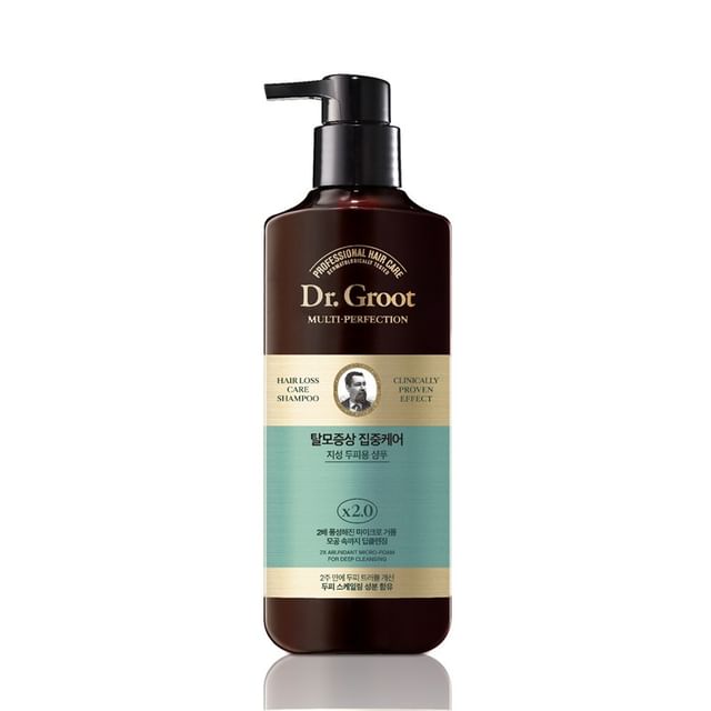 Dr- Groot-Szampon przeciw wypadaniu włosów Multi-Perfection do skóry głowy przetłuszczającej się-400 Ml