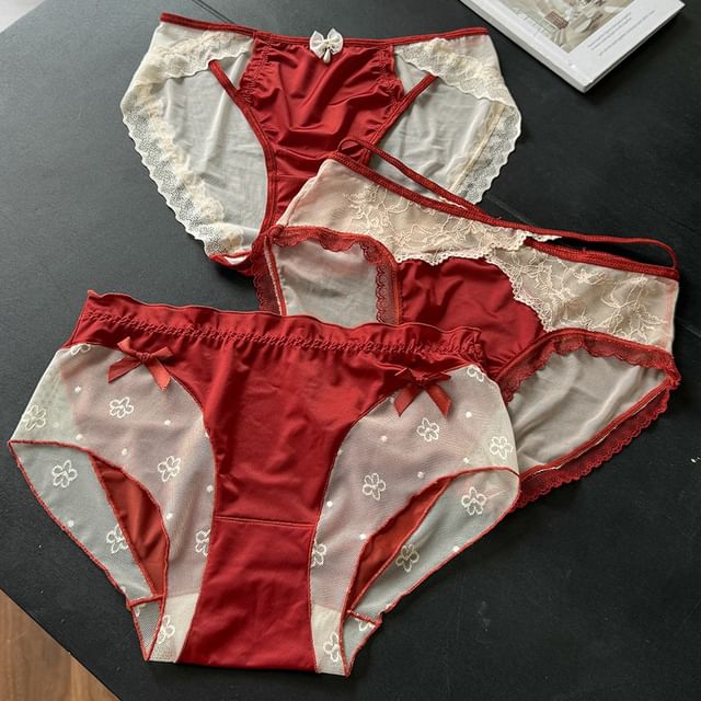 camikiss-Lace Trim Panties
