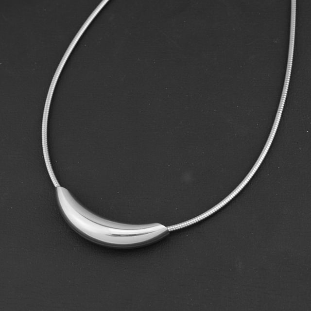 Juanitro-Polished Alloy Necklace